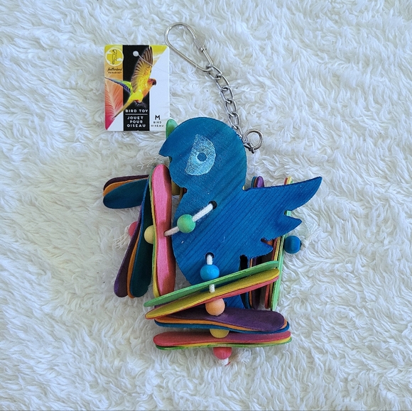 ✨️HP 4X✨️BIRD🐦 Toys For Medium Sized Parrots🦜 (3) and Bird Treats (3) - Picture 2 of 9